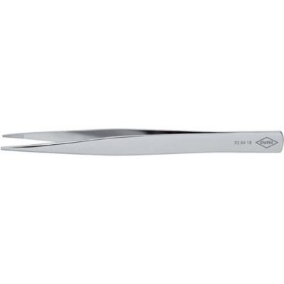 Pince brucelle de précision Knipex 92 84 18, carrée, 125 mm, bouts anguleux
