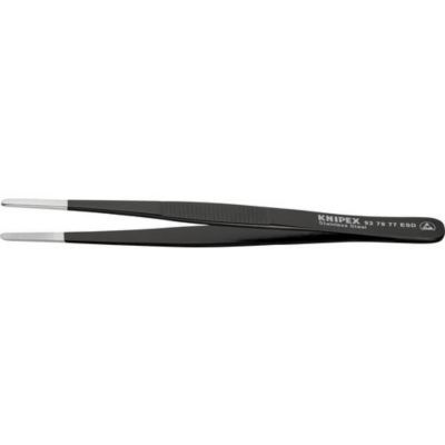 Pince brucelle de précision émoussée 145 mm Knipex 92 78 77 ESD