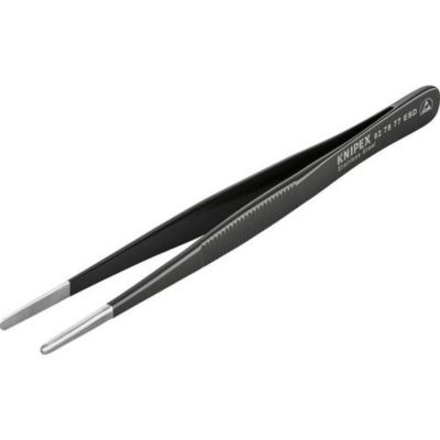 Pince brucelle de précision émoussée 145 mm Knipex 92 78 77 ESD
