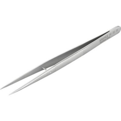 Pince brucelle de précision pointue 155 mm modèle 92 22 35, acier chrome-nickel