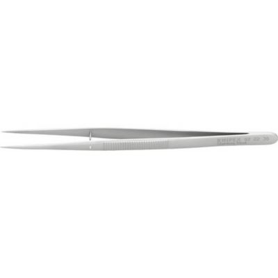 Pince brucelle de précision pointue 155 mm modèle 92 22 35, acier chrome-nickel