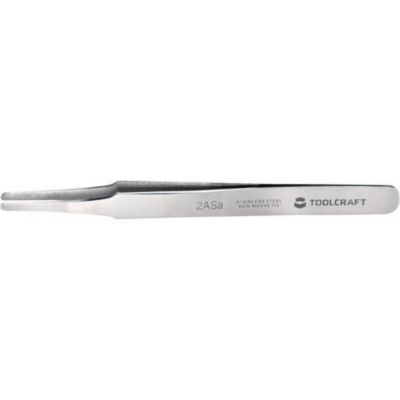 Pince brucelle de précision TO-5861040 2a SA 120 mm, acier inoxydable, surface satinée