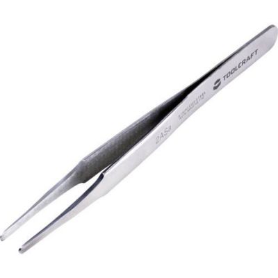 Pince brucelle de précision TO-5861040 2a SA 120 mm, acier inoxydable, surface satinée