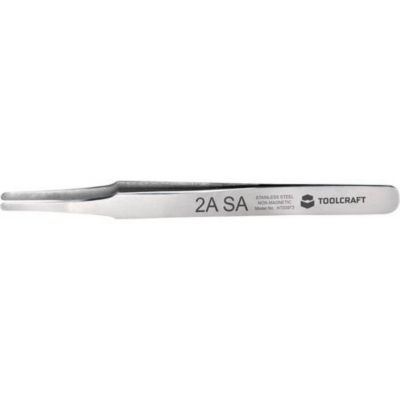 Pince brucelle de précision TO-5861040 2a SA 120 mm, acier inoxydable, surface satinée