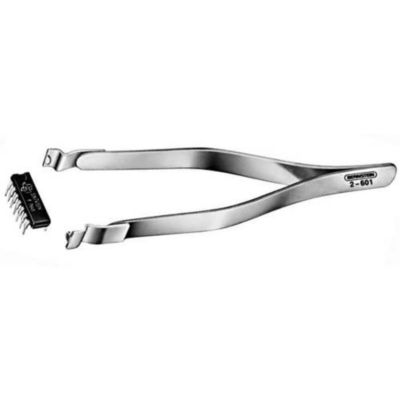 Pince brucelle pour composants CI 125 mm Bernstein 2-601, acier, 20 g