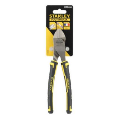 Stanley FatMax Pince Coupante Diagonale – Mécanisme Pivot Extra Puissant, Acier Forgé, Poignée Soft Grip Pour Coupes Netes Et Sans Effort