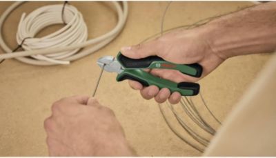 Pince coupante diagonale 160 mm - 1600A032VE - acier carbone, bords trempés 60 HRC, poignées softgrip