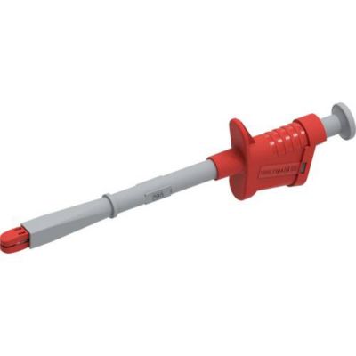 Pince crocodile rigide Electro PJP 6009-IEC-CD1-R 4 mm, CAT III 1000 V ...