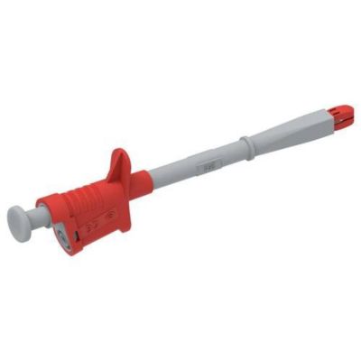 Pince crocodile rigide Electro PJP 6009-IEC-CD1-R 4 mm, CAT III 1000 V ...