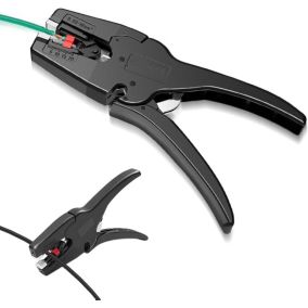 Pince à Dénuder, 2 en 1 Automatique Dénuder Câbles 0.03-10mm² Pince Coupante Pince Electricien Wire Stripper pour Dénuder et Coup
