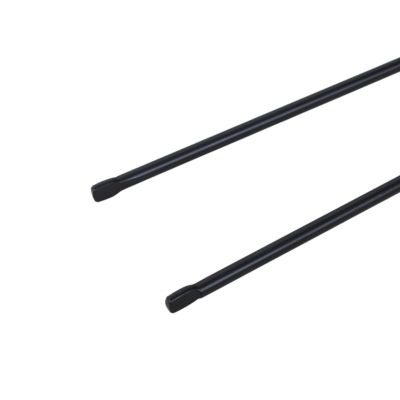 Pince de cheminée en acier noir 63 cm