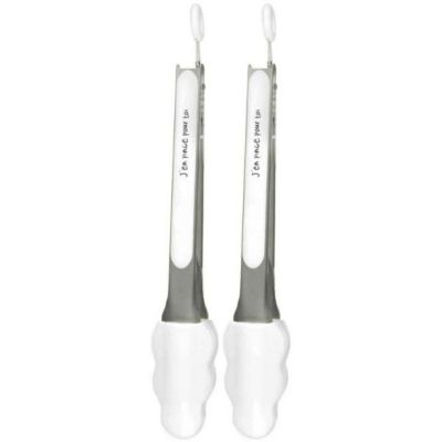 Pince de cuisine en silicone coloré (Lot de 2)