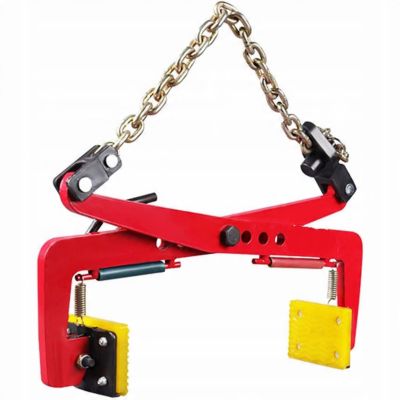Pince de Levage Chaîne LiftGrip ProClamp 800 - 800 kg, Ouverture 36-85 cm, Acier + Caoutchouc, Usage Industriel