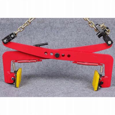 Pince de Levage Chaîne LiftGrip ProClamp 800 - 800 kg, Ouverture 36-85 cm, Acier + Caoutchouc, Usage Industriel