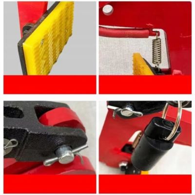 Pince de Levage Verticale RodClamp 280KG - Ouverture 8-24 cm, Charge 280 kg, Acier Antidérapant, 9,5 kg