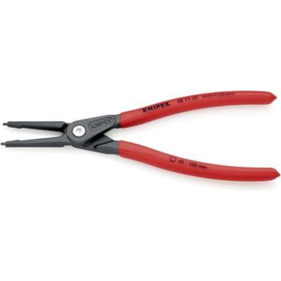 Pince de précision pour circlips intérieurs 48 11 J3 - pointes rapportées, Chrome-Vanadium, 225 mm