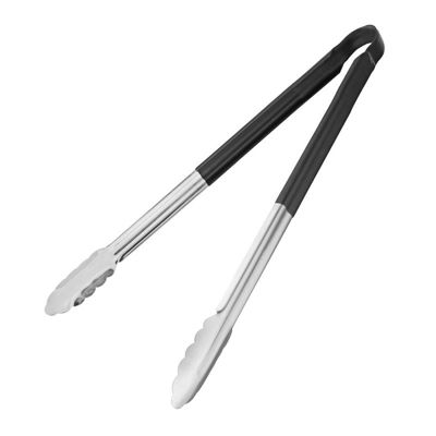 Pince de service code couleur 400 mm - 7 coloris - Vogue - Noir - l40- L0.1- P0.1- h0.1- Acier Inoxydable