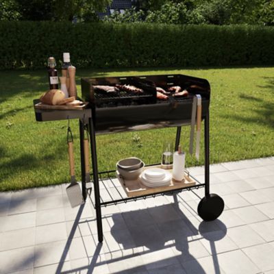 Pince manche en bois pour barbecue GoodHome