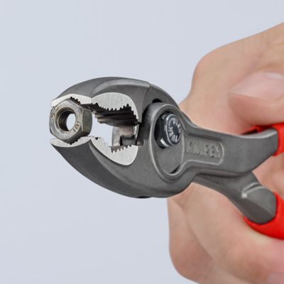Pince multiprise Knipex 200 mm rouge et grise