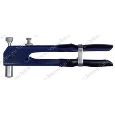 Pince pose écrous - OUTIFRANCE - Réf 0314 - Corps en acier - Poignées gainées - Couleur Bleu