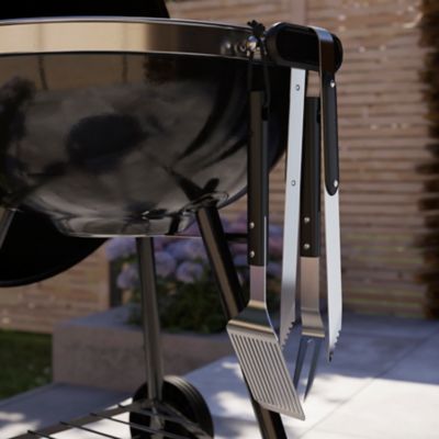 Pince pour barbecue GoodHome en Polypropylène (PP) recyclé et acier inoxydable