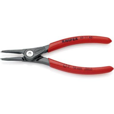 Pince pour circlips bec droit 140 mm pour bagues extérieures 3-10 mm 49 11 A0