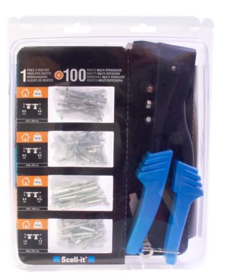 Pince à riveter + 100 rivets Scell It | Castorama