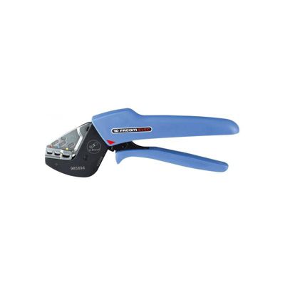 Pince à sertir 230 mm pour cosses pré-isolées, matrice 3 empreintes 0,5-6 mm² - 985894