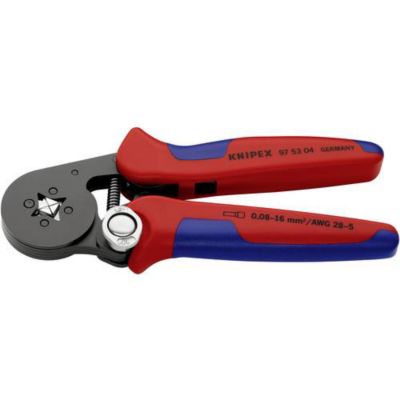 Pince à sertir 97 53 04 pour embouts de câble 0,08 à 16 mm², ouverture réduite, réglage automatique