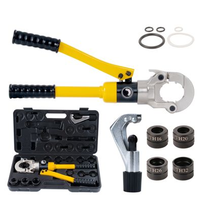 Pince à sertir multi-couches 100kN avec cutter pour raccords : TH16, TH20, TH26, TH32