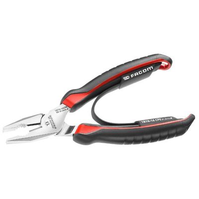 Pince universelle 185 mm 187A.18CPE - taillants Chrome Molybdène Vanadium, finition chromée