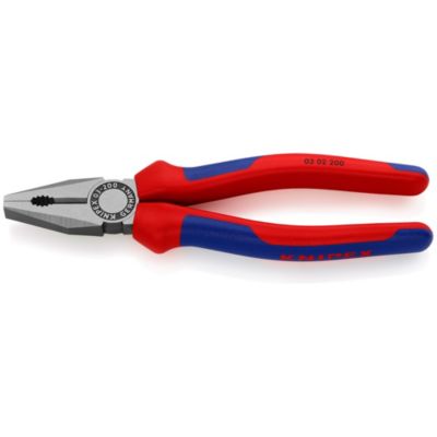 Pince universelle Knipex 200 mm rouge et bleu