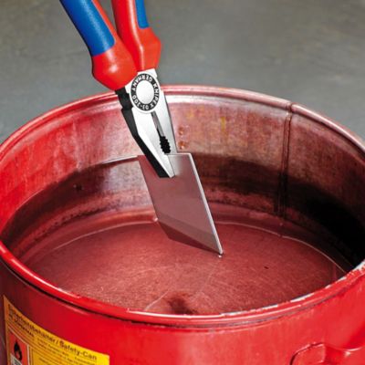 Pince universelle Knipex 200 mm rouge et bleu