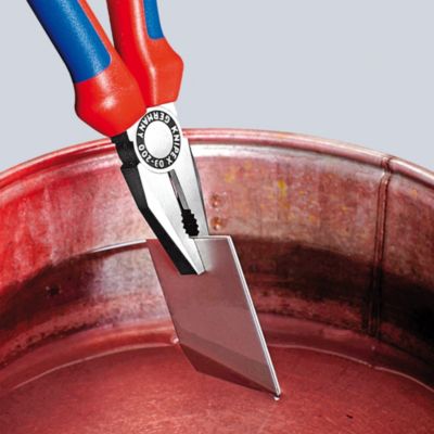 Pince universelle Knipex 200 mm rouge et bleu