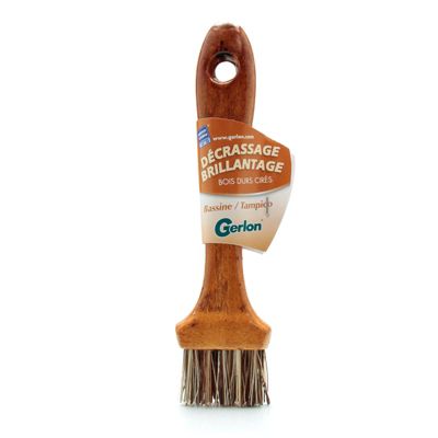 Pinceau brosse de décrassage bois durs cirés Gerlon