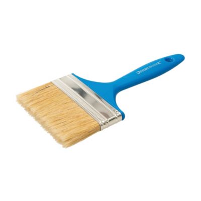Pinceau Jetable 100 mm (4") - Idéal pour Peinture et Vernis - Précision et Facilité d'Utilisation - Silverline