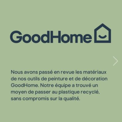 Pinceau plat bois et métal GoodHome 25mm