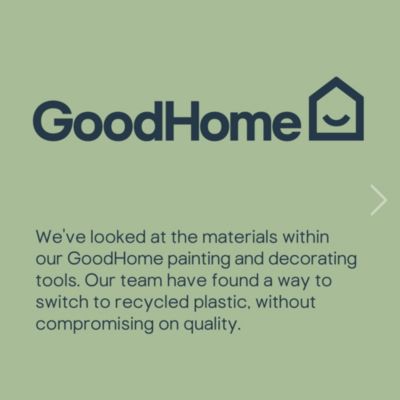 Pinceau plat mur et plafond GoodHome 25mm