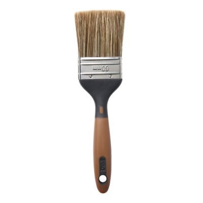 Pinceau plat pour lasure et traitement du bois Diall 60 mm
