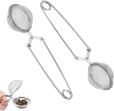Pinces à Thé Sphère en Acier Inoxydable 15,5 cm