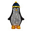 Pingouin 3d LED musical 40 cm