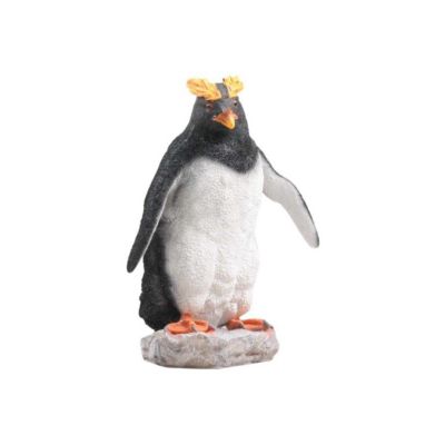 Pingouin huppé en résine Debout - 20.6 x 16.8 x 30 Type: Animaux décoratifs