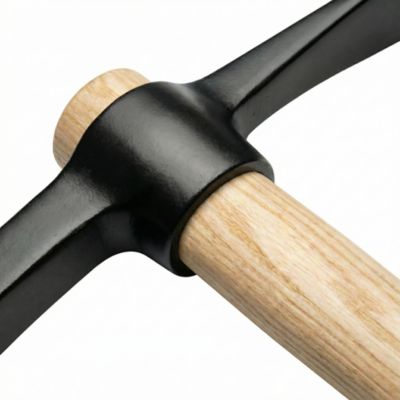 Pioche de terrassier avec manche en bois L.90 cm