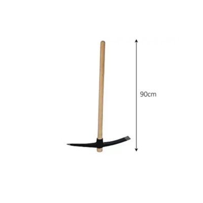Pioche de terrassier avec manche en bois L.90 cm