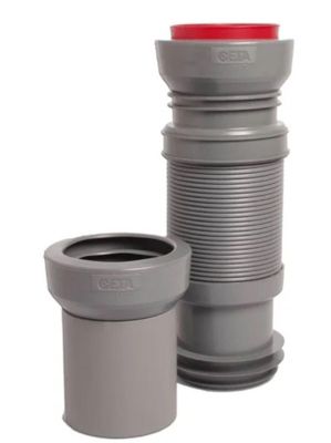 Pipe souple extensible MULTIBATI - Extensibilité: 320-670 mm - diam ...