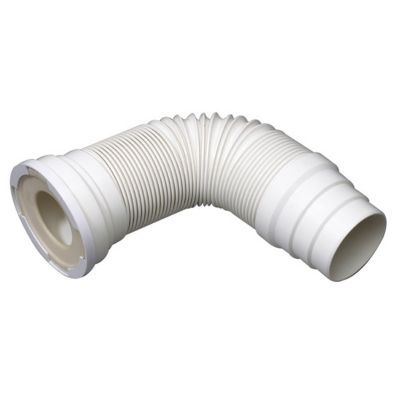 Pipe WC souple extensible à mémoire de forme - Siamp - Ø100 - Longueur  25-55cm