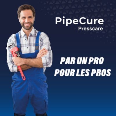 PipeCure Presscare, Kit de 2 Diametres Alesoirs PVC pour Piscinistes en Aluminium Anodise, Lame en carbure disponible
