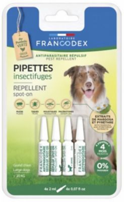 Pipette répulsive pour grand chien Francodex