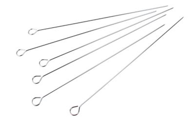 Pique à brochettes en acier inoxydable Somagic L.40 x l.0,25 cm vendu par 6 pièces