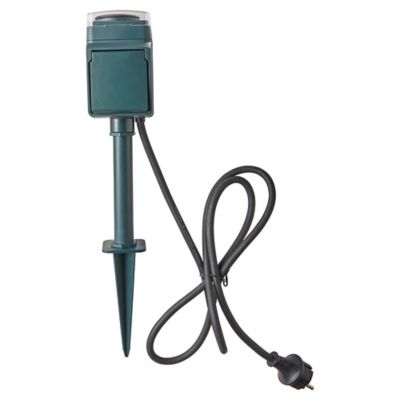Piquet de jardin 2 prises programmables